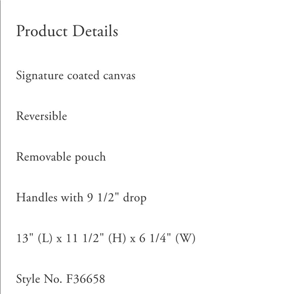 Coach Reversible Tote in Signature Canvas - Picture 7 of 8